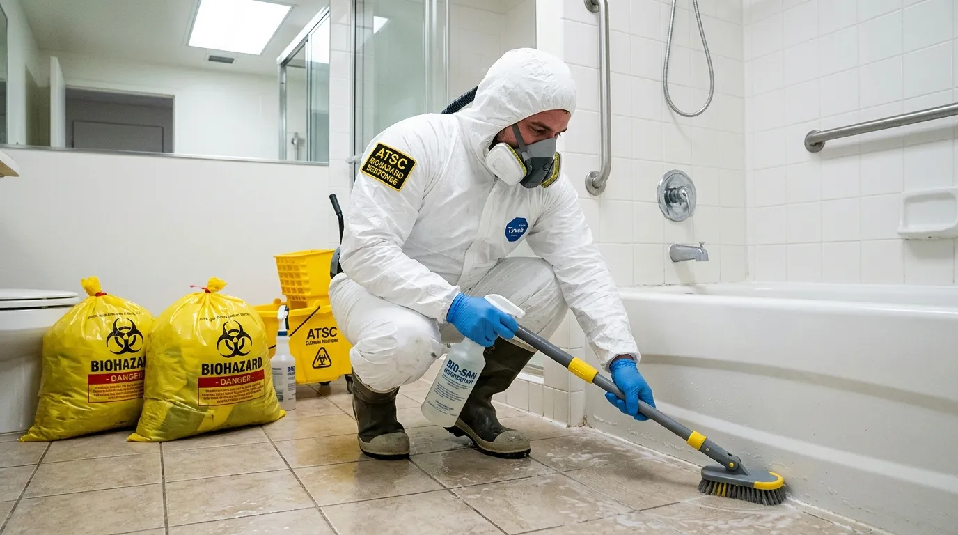 Decontamination equipment deployed for Blood Cleanup in Affton